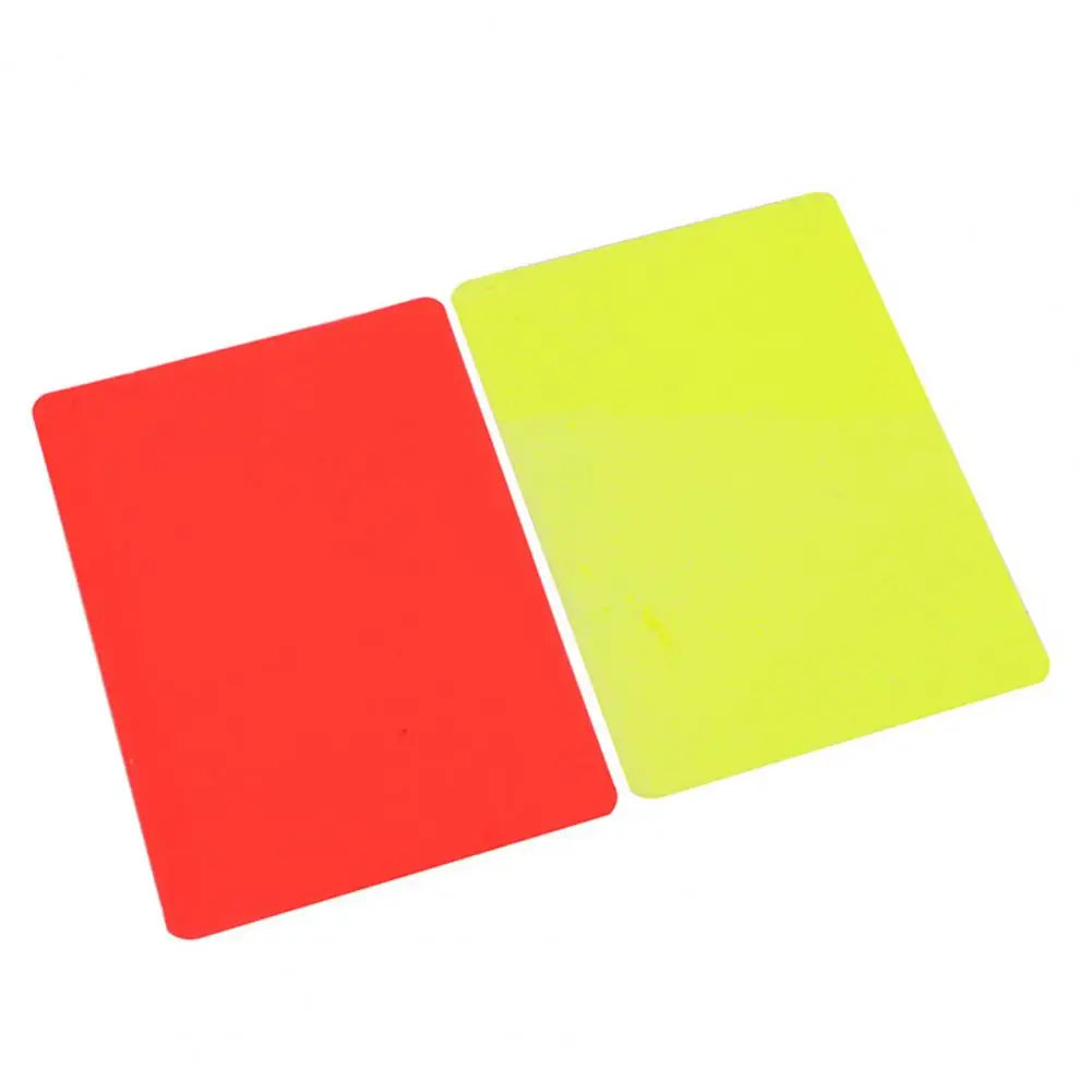 Football Referee Red and Yellow Cards