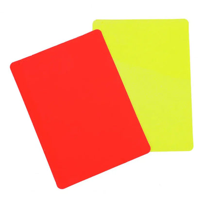 Football Referee Red and Yellow Cards